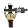 Cagarny - orologio sportivo militare - cinturino in pelle - acciaio inossidabile