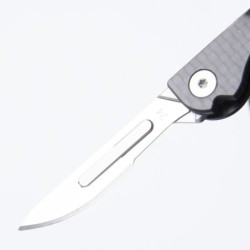 Lama chirurgica - bisturi - lama di coltello sostituibile - acciaio inox - numero 24