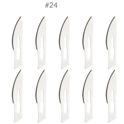 Surgical blade - scalpel - replaceable knife blade - stainless steel - number 24Knives & Multitools