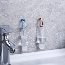 Refillable bottle - mini container - with hook - hand sanitizer / soap dispenser - 30ml / 50mlSkin