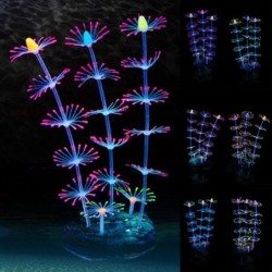 Corallo siliconico - pianta luminosa - decorazione acquario
