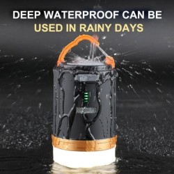 Multifunctional camping light - waterproof lamp - lantern - with remote - LED - USB - rechargeableOutdoor & Camping
