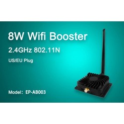 EP-AB003 - 39dBm - 8W - 2.4G - WiFi booster - ripetitore - amplificatore - adattatore - range extender