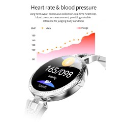 Smart Watch alla moda AK15 - frequenza cardiaca - fitness tracker - impermeabile - Bluetooth - Android - IOS