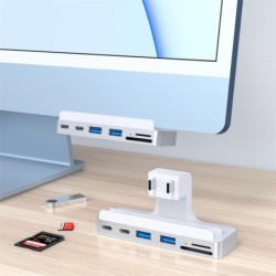 HUB USB-C - docking station - con lettore di schede 4K 60Hz HDMI USB 3.0 - per iMac