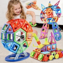 Mattoncini magnetici da costruzione - set da costruzione - grandi dimensioni - giocattolo educativo