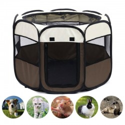 Tenda portatile per animali domestici - box pieghevole - esterno / interno