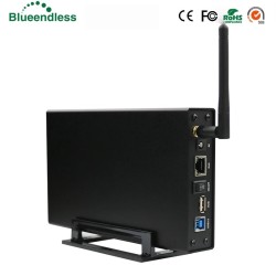 Case esterno in alluminio - Router Nas WiFi - ripetitore - 300 Mbps - HDD3.5 Sata to USB 3.0 enclosure