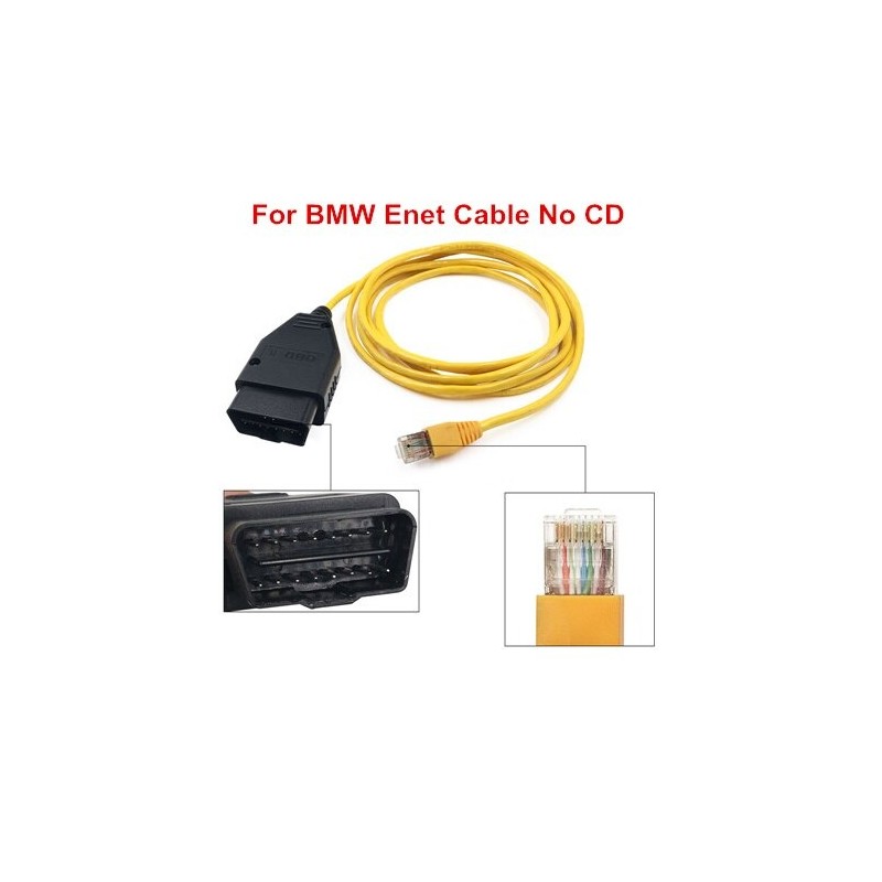 Cavo di interfaccia ENET da Ethernet a OBD - codifica ENET ICOM serie F - per BMW