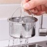 Piletta per lavello cucina - filtro anti-intasamento - con maniglia - in acciaio inox