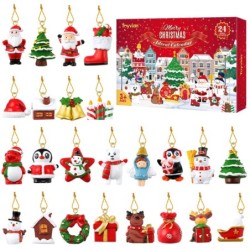 Calendario dell'avvento di Natale - con ornamenti appesi per l'albero di Natale - 24 pezzi