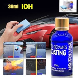 30ml - 10H - cura della vernice per auto / moto - liquido lucidante - rivestimento in vetroceramica - idrorepellente
