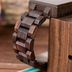 BOBO BIRD - elegante orologio quadrato in legno - Quarzo