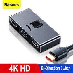 Baseus - Switcher 4K HD - adattatore bidirezionale - splitter - convertitore - per PS4 TV Box PC
