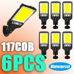 Lampione stradale solare - sensore di movimento - telecomando - impermeabile IP65 - LED - COB