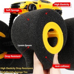 Auto elettrica RC - grandi pneumatici in spugna elastici - rotazione a 360 gradi - giocattolo