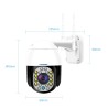 Telecamera CCTV di sicurezza - visione notturna - outdoor - WiFi - 2MP - PTZ - HD - 1080P