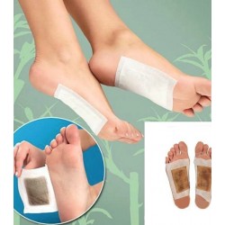 Patch per i piedi detox - adesivi in bambù - 10 pezzi