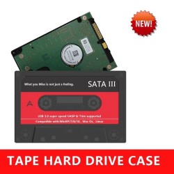 UTHAI T46 - custodia esterna per disco rigido - SATA 5 Gbps 2,5 pollici - da micro B a USB 3.0 - cavo di tipo A
