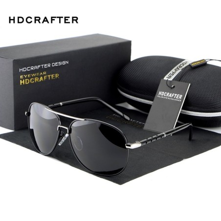 HDCRAFTER - Occhiali da sole vintage oversize - polarizzati - UV400