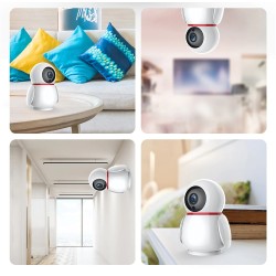 Telecamera IP wireless CCTV - baby monitor - tracciamento automatico - visione notturna - 720P - WiFi
