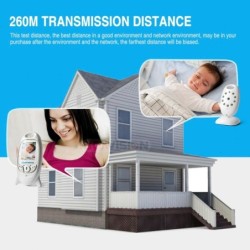 VB601 - baby monitor video - telecamera wireless - conversazione bidirezionale - visione notturna - LCD