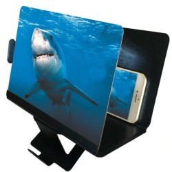 Amplificatore schermo telefono universale - video 3D - proiettore - staffa - supporto - supporto