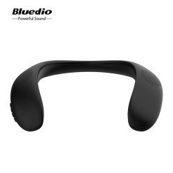 Bluedio HS - altoparlante da collo - Bluetooth 5.0 - bassi - FM - slot per scheda SD - microfono