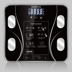 Bilancia elettronica intelligente - 13 body index - body fat - BMI - display LCD