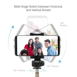 3 in 1 - mini treppiede wireless / selfie stick - Bluetooth - per Smartphone