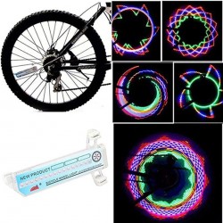 Luce per ruota a raggi per bicicletta - LED - 30 motivi