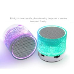 Mini altoparlante Bluetooth - LED - Scheda TF - Design incrinato