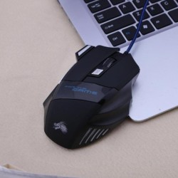Mouse ottico da gioco cablato - LED - 5500 DPI