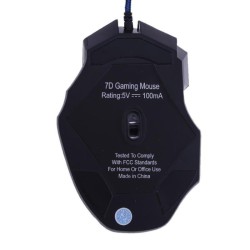 Mouse ottico da gioco cablato - LED - 5500 DPI