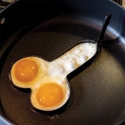 Divertente stampo per uova - a forma di pene