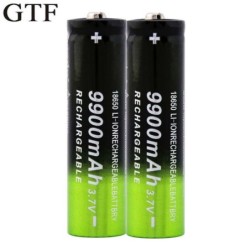 GTF - 18650 - 3.7V - 9900mAh - Batteria Li-on - ricaricabile