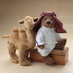 Orsacchiotto in stile arabo - con cammello - peluche