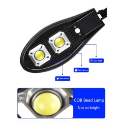 Lampione stradale solare - Lampada da parete a LED - COB - 3 modalità - sensore di movimento - impermeabile