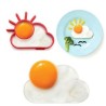 Stampo per uovo in silicone - sole / nuvola