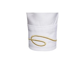 Asymmetrical long sleeve shirt - decorative golden embroideryT-shirts