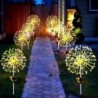 Fuochi d'artificio a LED - lampada solare da giardino - impermeabile