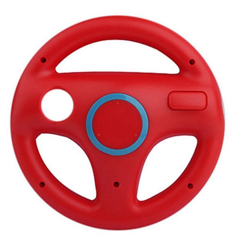 RV77 - volante in plastica - per giochi di corse Wii