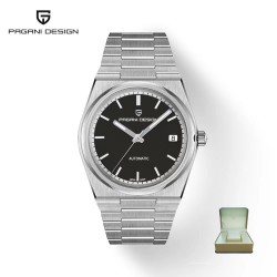 PAGANI DESIGN - orologio sportivo automatico - impermeabile - acciaio inossidabile - nero