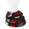 2 in 1 - cappello/sciarpa invernale - design scozzese - unisex