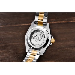 Pagani Design - orologio automatico in acciaio inossidabile - impermeabile - oro/nero