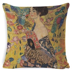 Fodera per cuscino decorativo - Dipinto di Gustav Klimt - 45 cm * 45 cm