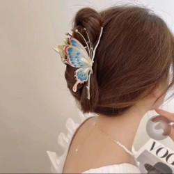 Molletta per capelli a forma di farfalla