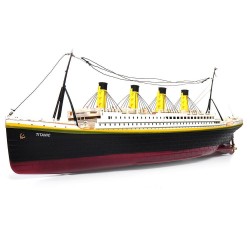 NQD 757 1/325 2.4G 80cm - Barca Titanic RC - Nave elettrica con luce - Giocattolo RTR