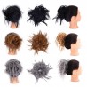 Fake hair bun - elastic scrunchie with synthetic hair - wigWigs
