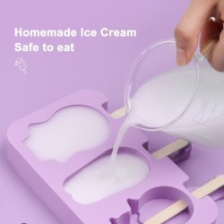 Stampo per gelato in silicone - per la realizzazione di dolci fatti in casa - riutilizzabile